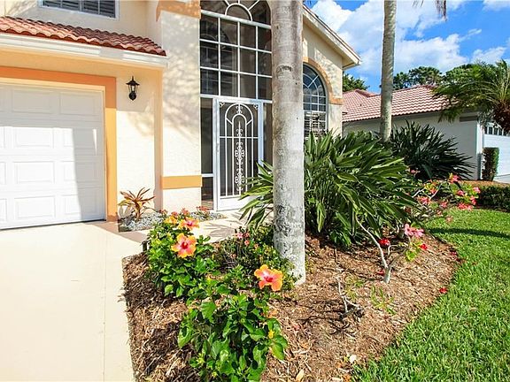Landscaping accents the beauty of  this home