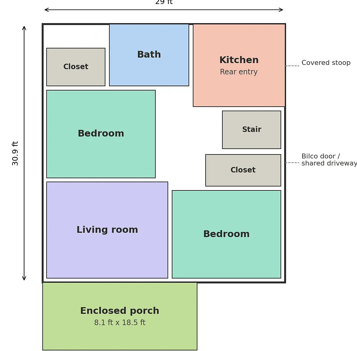 2 bed, 900 sqft, $1,550 — Photo 4