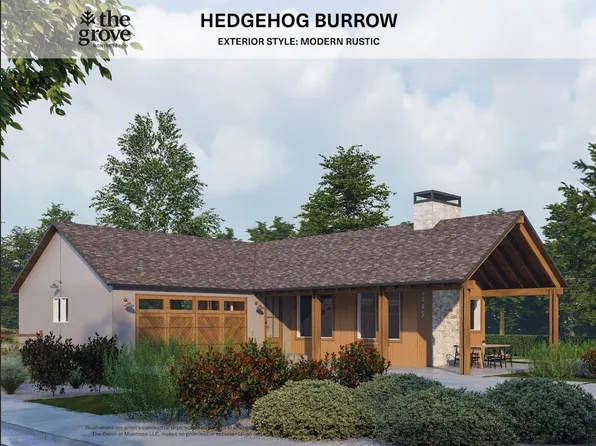 Hedgehog Burrow Plan, The Grove Montrose