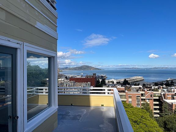 View towards Alcatraz from outside wrap around deck