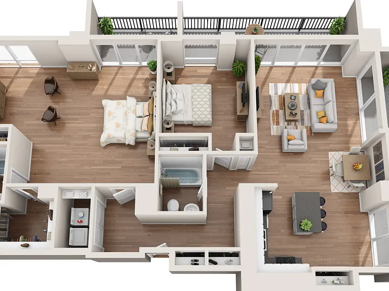 The Capital floor plan Houston House