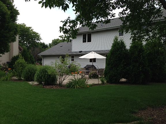 Backyard with patio