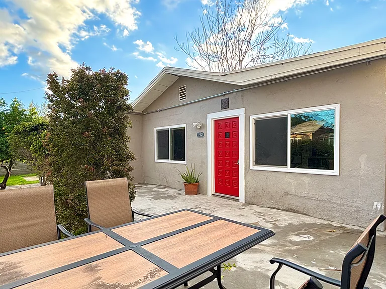 Front entry and patio