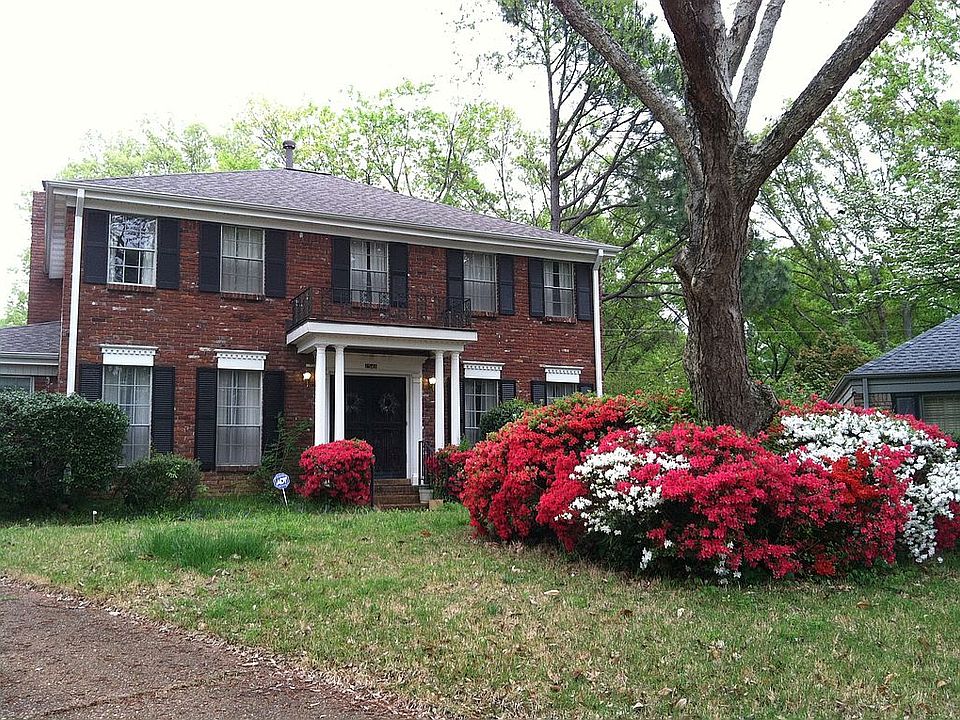 homefront with azaleas