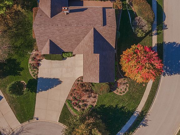 Drone from front exterior