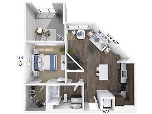 Floor plan A1-700
