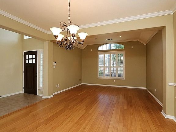 View from dining room to entryway.