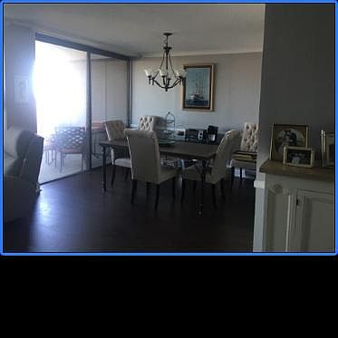 Dining room with balcony