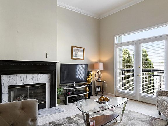 Bright, multi-level floorplan with vaulted ceilings and fire