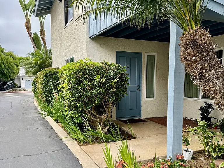 Apartment entrance/front patio