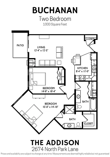 Floor plan Buchanan