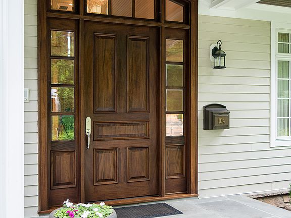 Welcoming front entrance