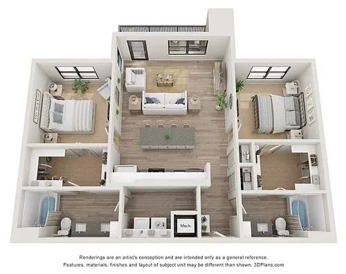 Floor plan B3