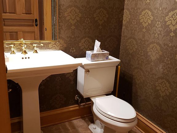 Half bath off kitchen