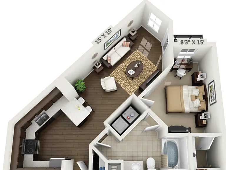 1A8 - Phase 1 Classic floor plan The Boulevard (SC)