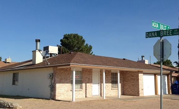 Corner view from street.