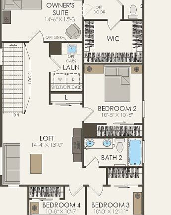 Second Floor 4 br 2.5 ba