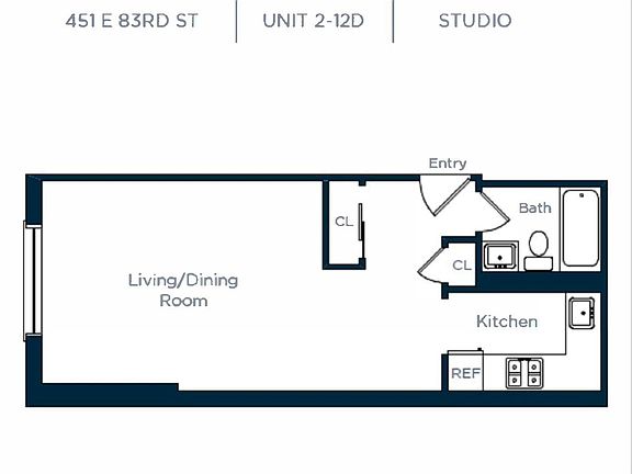 2nd image of 451 E 83rd St APT 3D