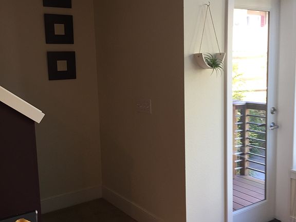 Balcony off living rm