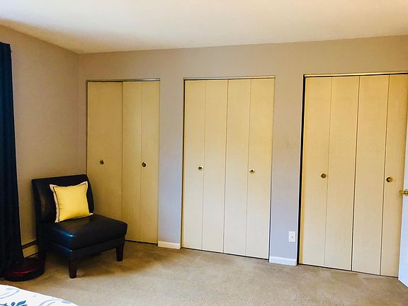 Closets in master bedroom