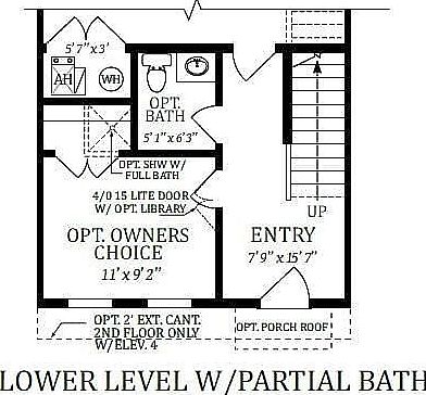 Lower Level w Opt Owner s Choice and Opt Partial Bath