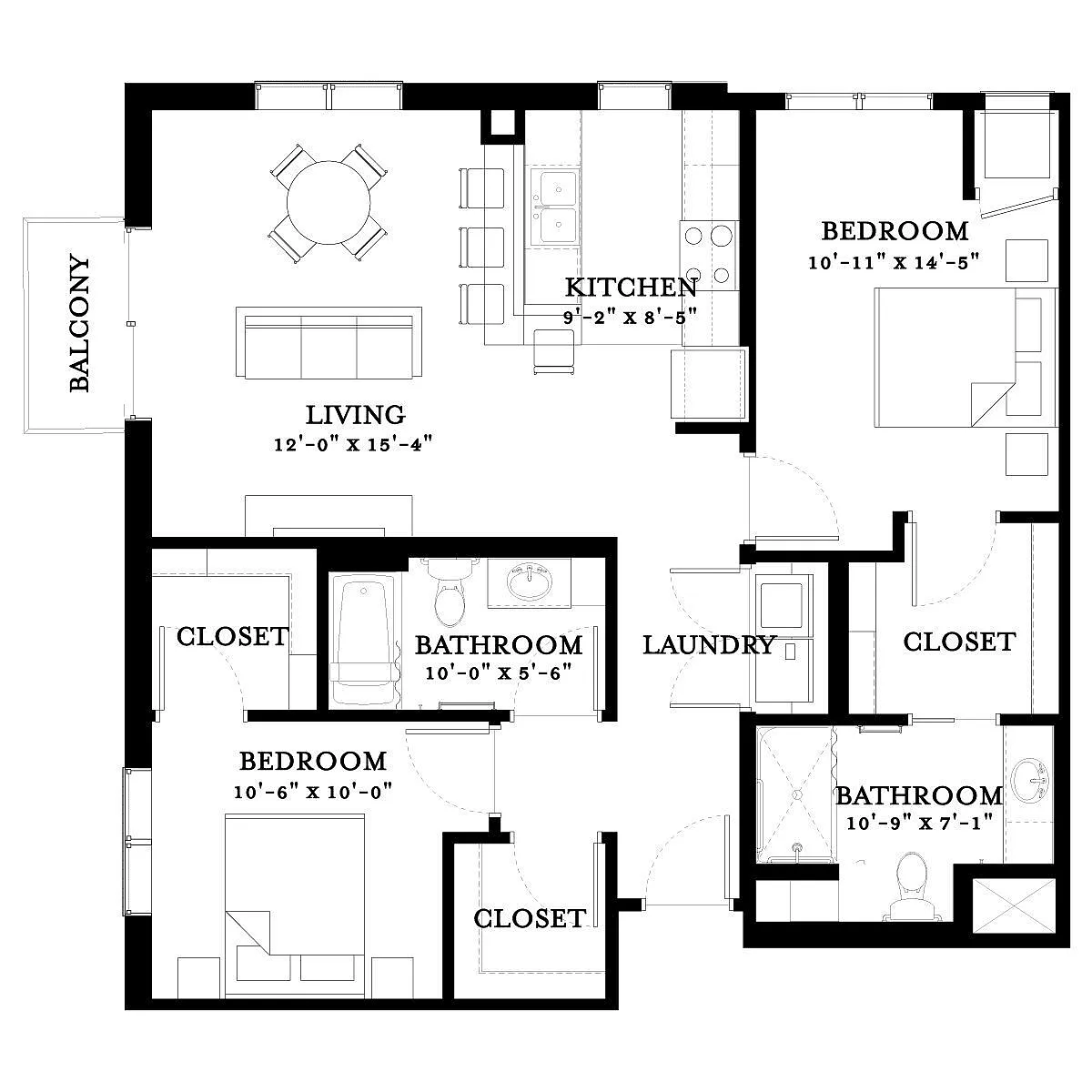 Floor plan The Meadow