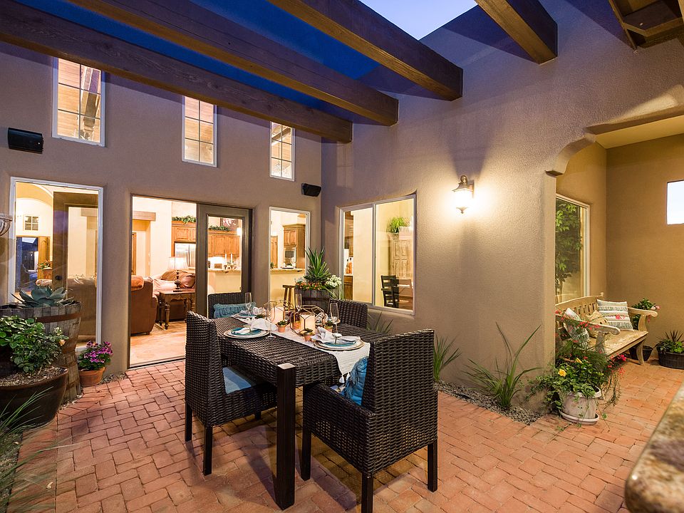 Classic Open-Air Courtyard Living Spaces including covered bar grill space and covered outdoor liv