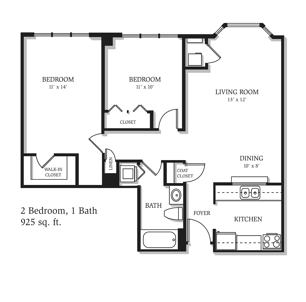 Floor plan B01 925