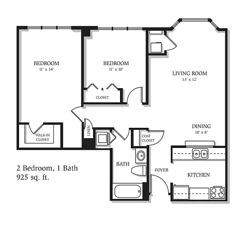 Floor plan B01 925