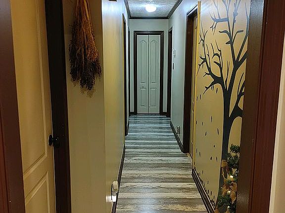 Hall to 4 BR and 2 Full Bath