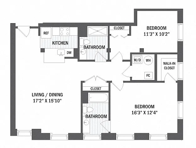 Floor plan B4 - Mill