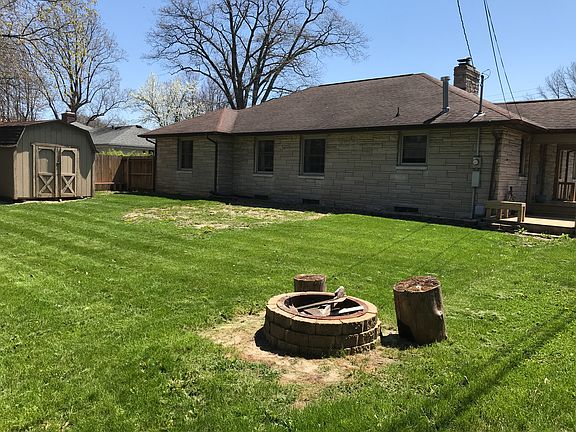 Fully fenced backyard