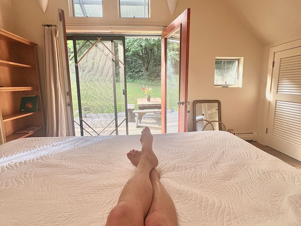 view from the bed