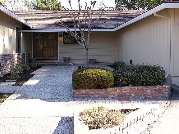 Inviting entry, professional landscape