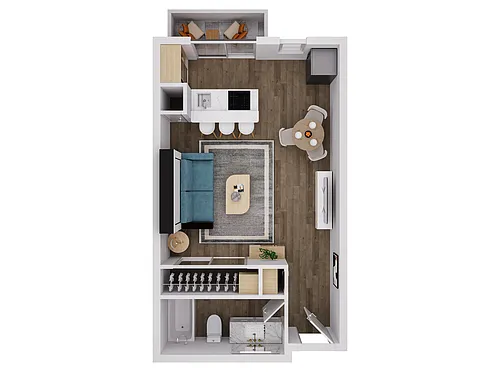 Floor plan Studio