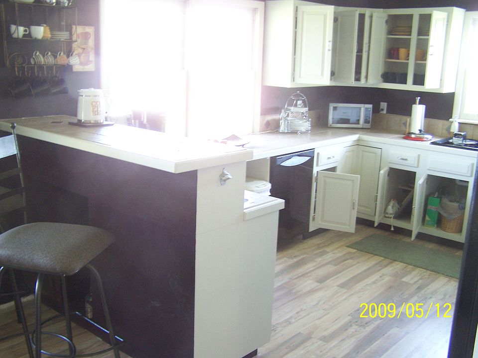 kitchen view from dining rm