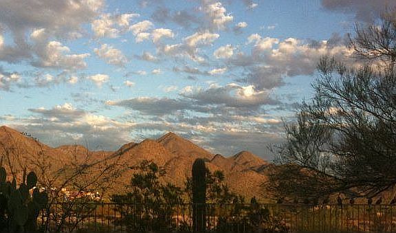 What a view: McDowell Mountains.