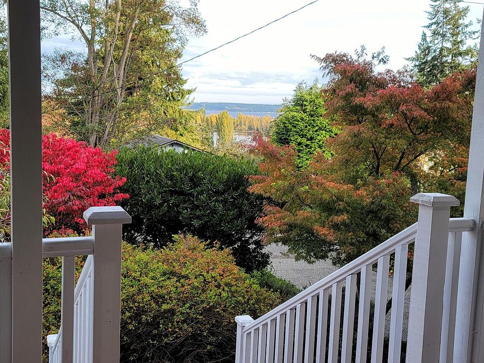 Front Porch looking over the Bay of Port Townsend