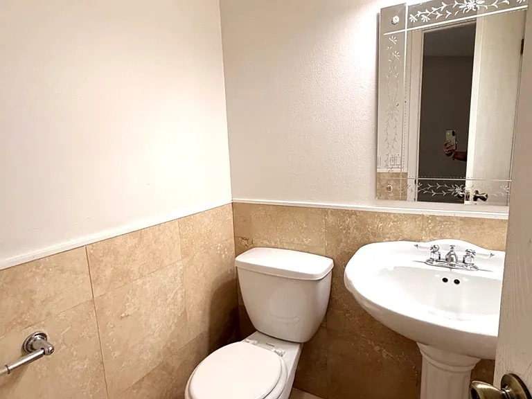 Half bathroom on the main floor