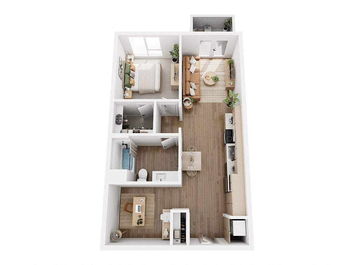 Floor plan A1-Den