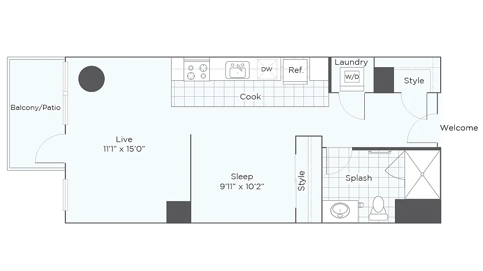 Floor plan S1T