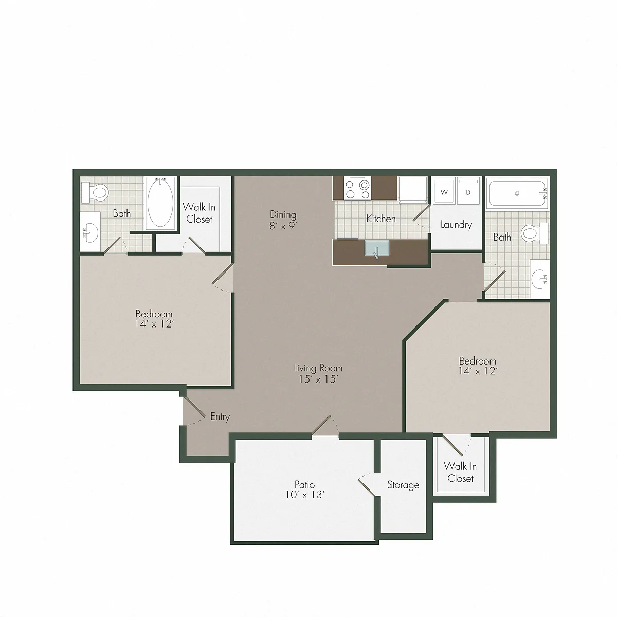 Floor plan Renovated Gardenia