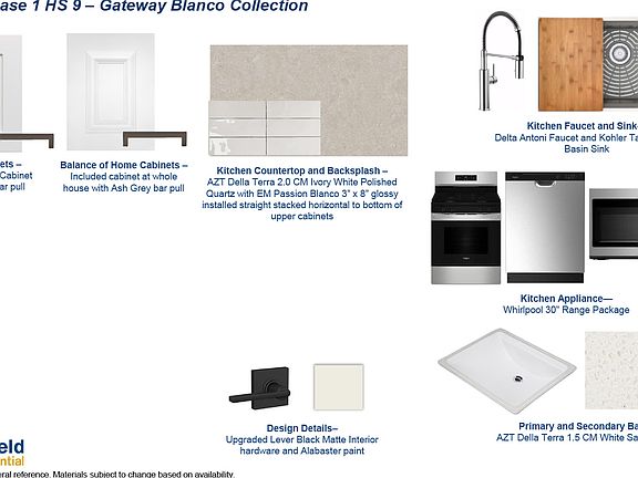 Images are for general reference. Materials subject to change based on availability