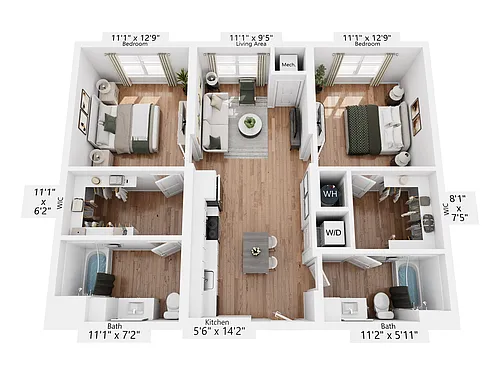 Floor plan B1