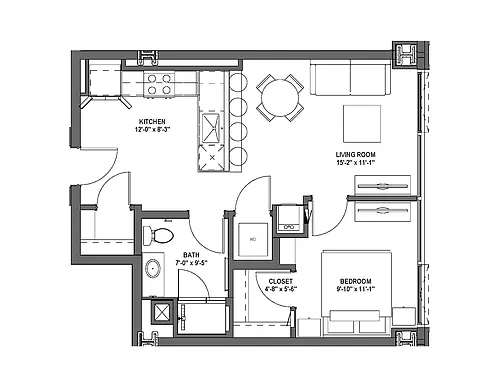 Floor plan B2