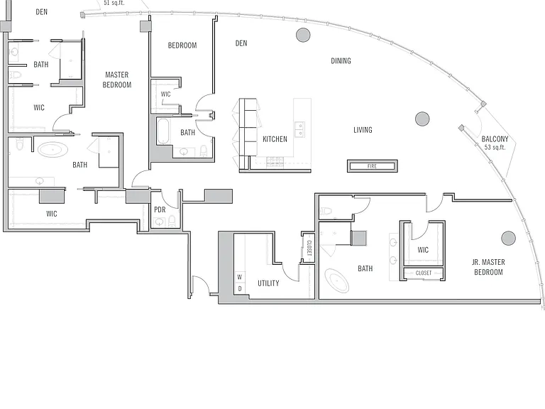Circa LA - PH-D - 4 Beds - 4 Baths - 3842 Sq. ft.