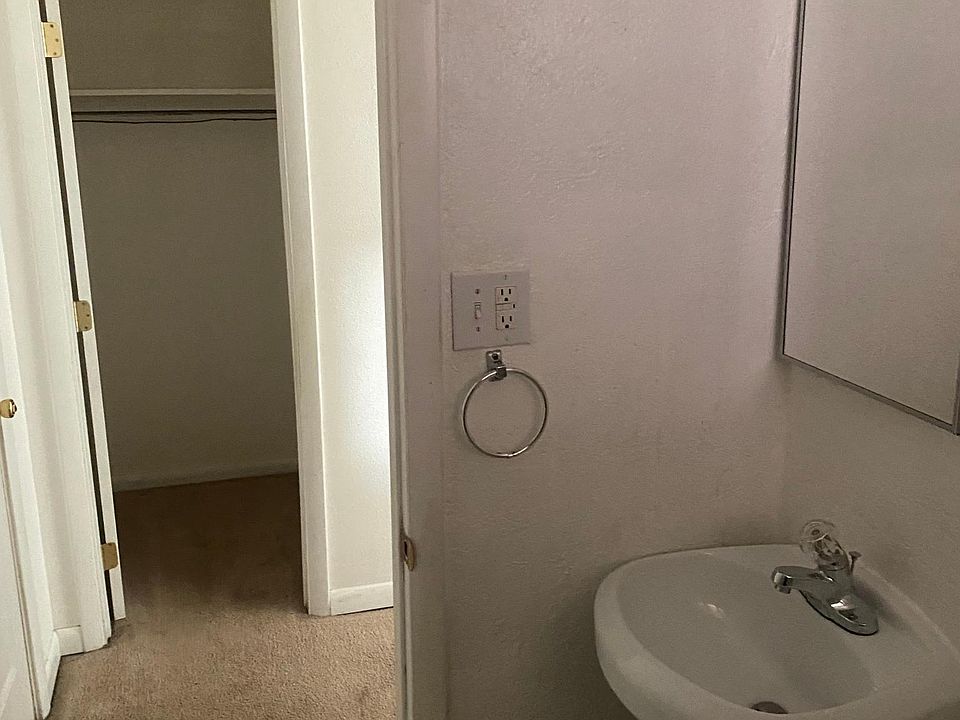 hallway and closet from bathroom