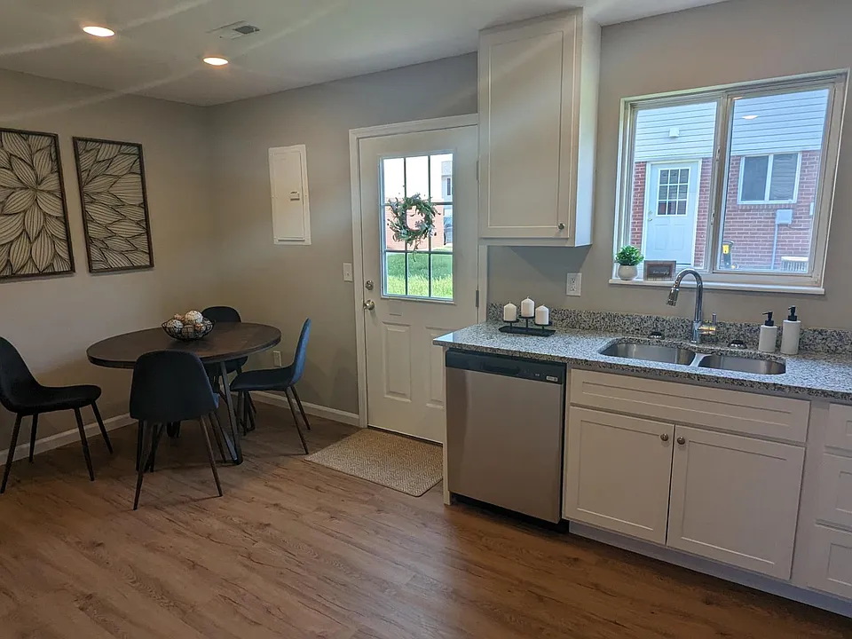 Dining Area and back door