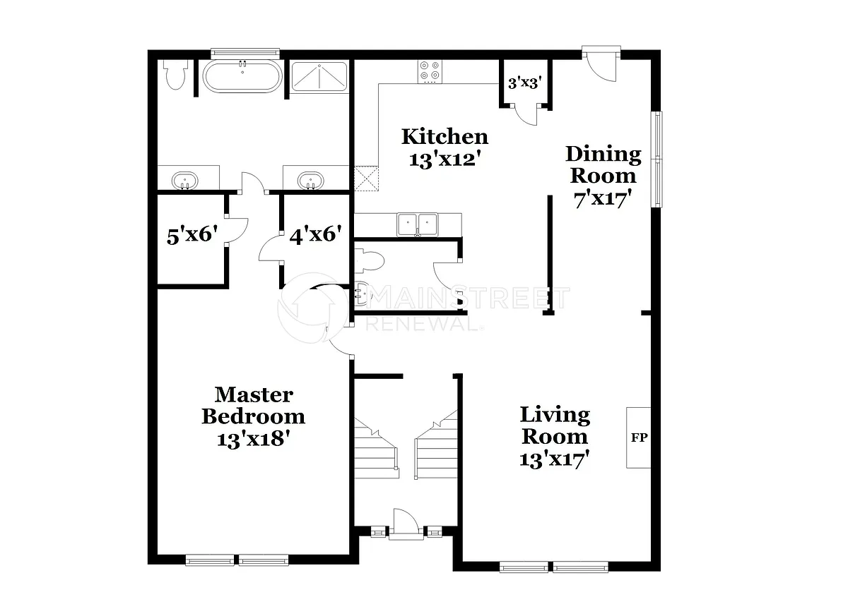 Floor Plan - 4056 Robin Cir