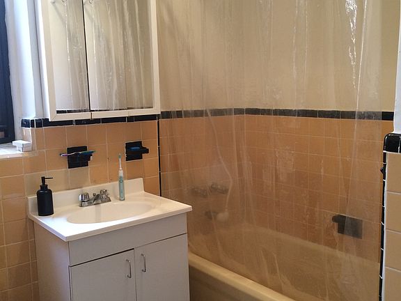 Bathroom with soaking tub + stall shower